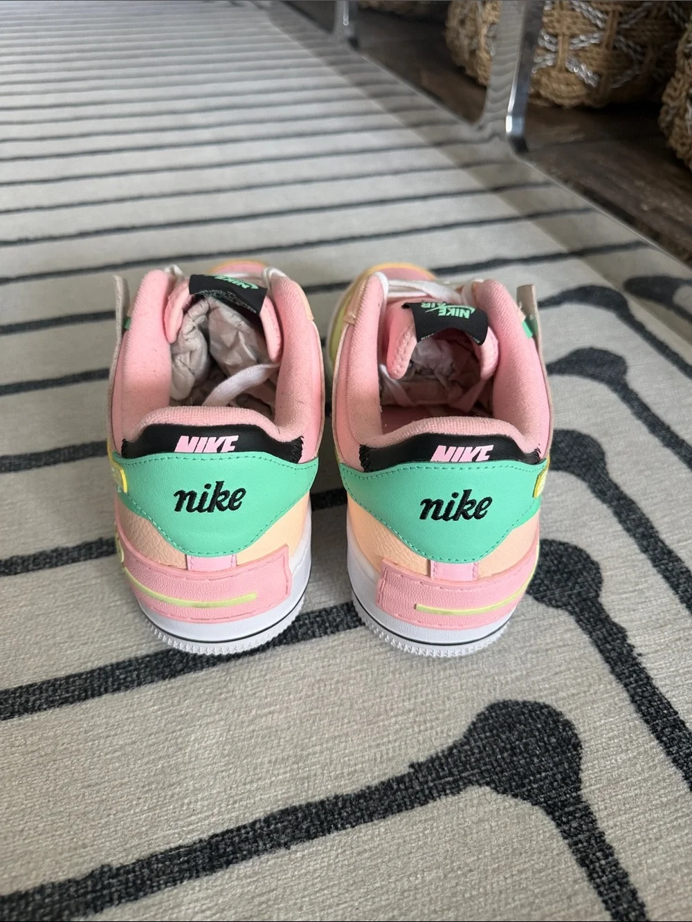 WMNS AIR FORCE 1 SHADOW 'ARCTIC PUNCH BARELY VOLT